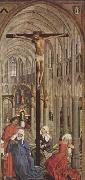 Rogier van der Weyden Crucifixion in a Church (mk08) oil painting on canvas